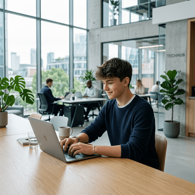 Ученик программирует