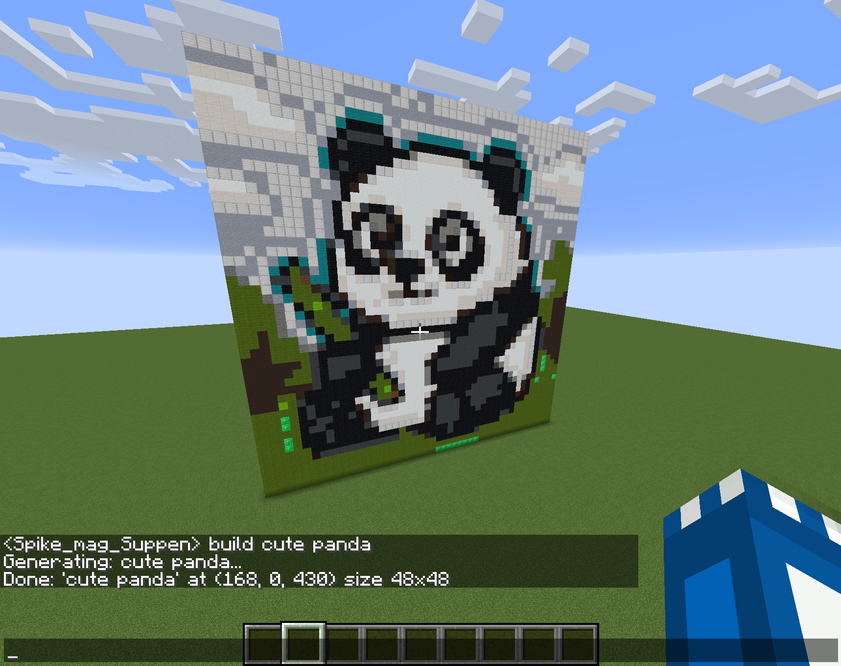 AI Pixel Art Builder для Minecraft